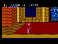 une photo d'Ã©cran de Double Dragon sur Sega Master System